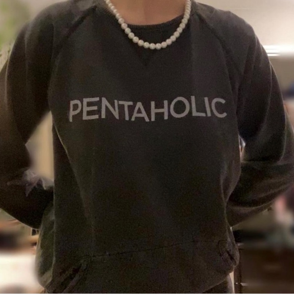 Pentatonix Merch - Grey Pentaholic Crewneck